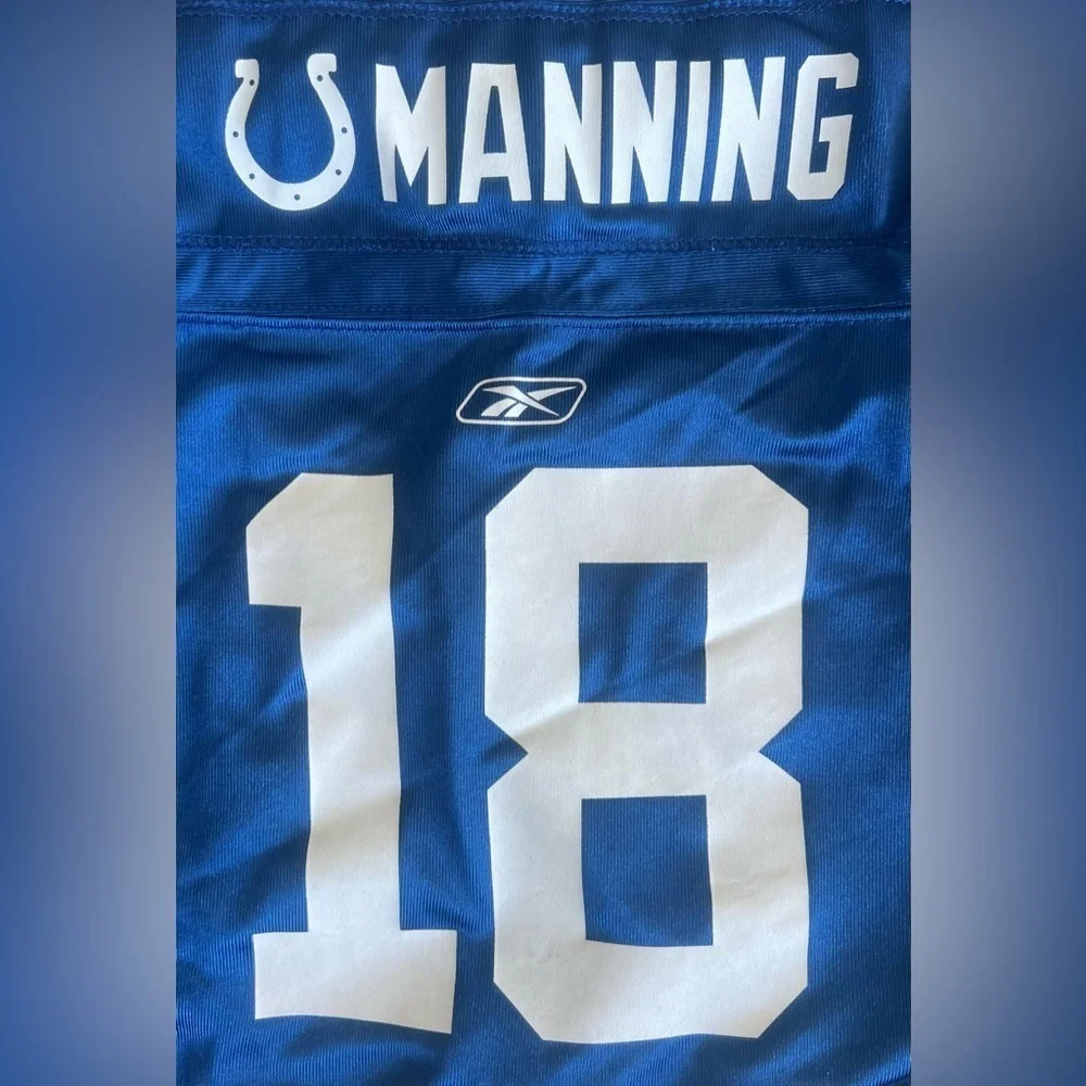 Peyton Manning Indianapolis Colts Vintage Reebok Unisex Drawstring Backpack